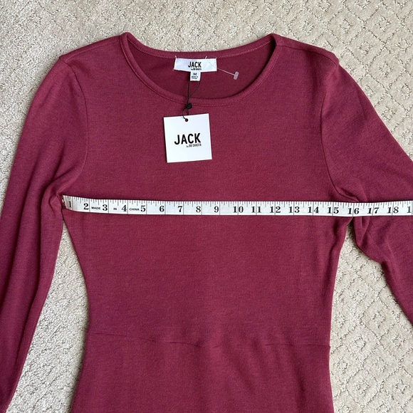 Jack by BB Dakota Mauve Knit Dress, Size M - Picture 4 of 8